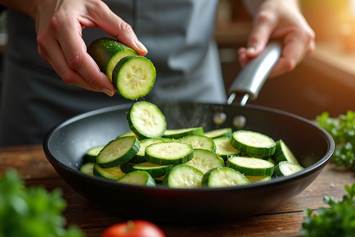 courgettes congelées