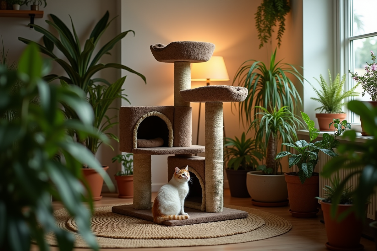 arbre à chat